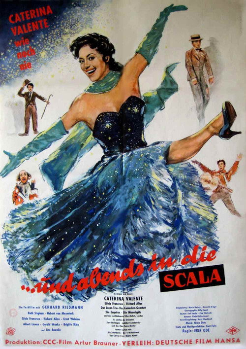 Movie poster for ...und abends in die Scala (1958)
