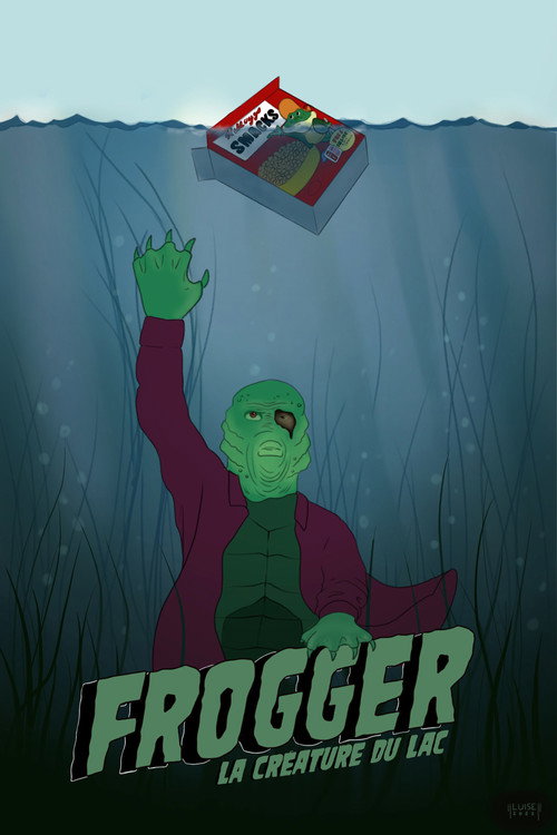 Movie poster for FROGGER, LA CREATURE DU LAC (2022)