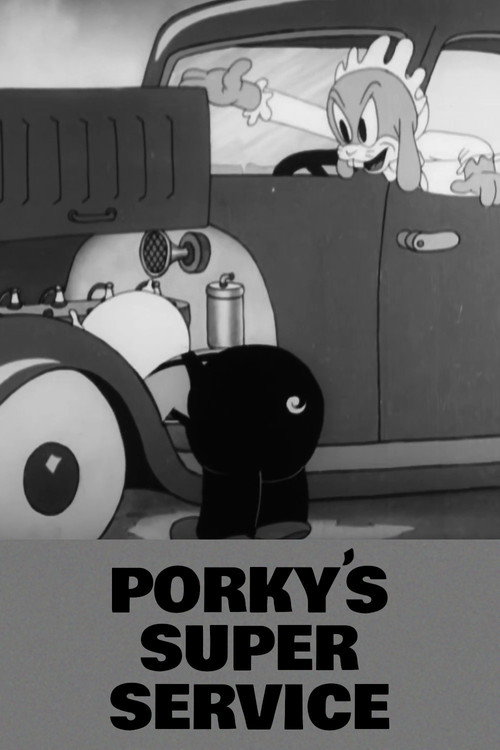 Movie poster for Porky's Super Service (1937)