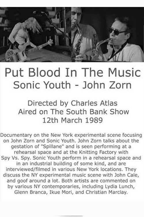 Movie poster for Put More Blood Into the Music (1988)