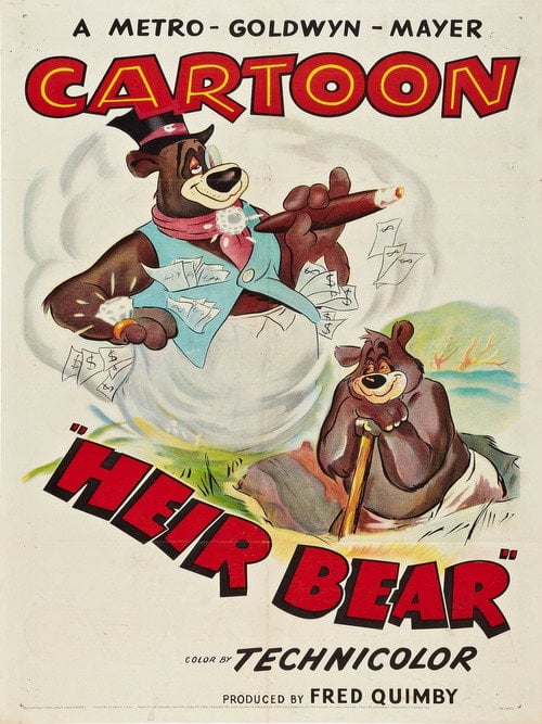 Movie poster for Heir Bear (1953)