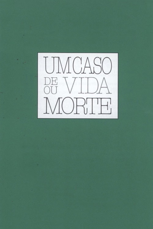 Movie poster for Um Caso de Vida ou Morte (1985)