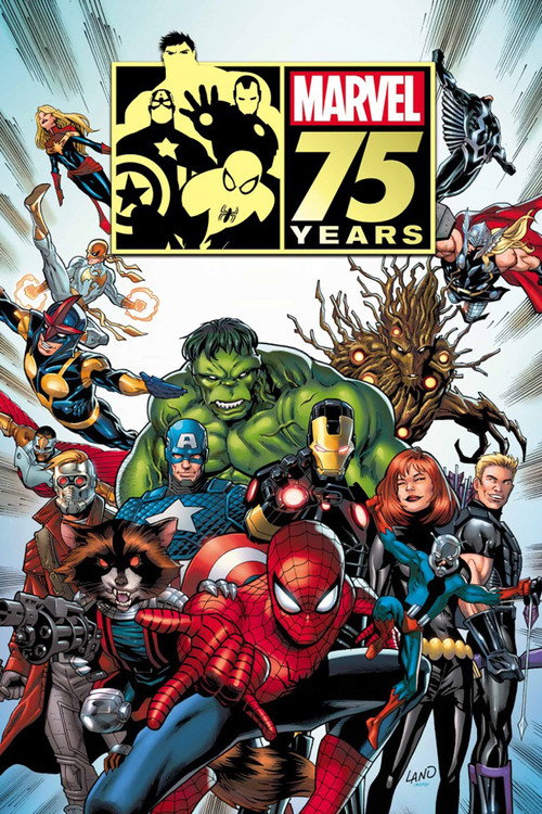 Movie poster for The Marvel Universe Expands: Marvel 75th Anniversary (2014)
