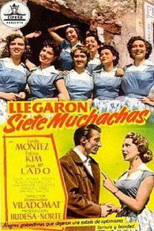 Movie poster for Llegaron siete muchachas (1957)
