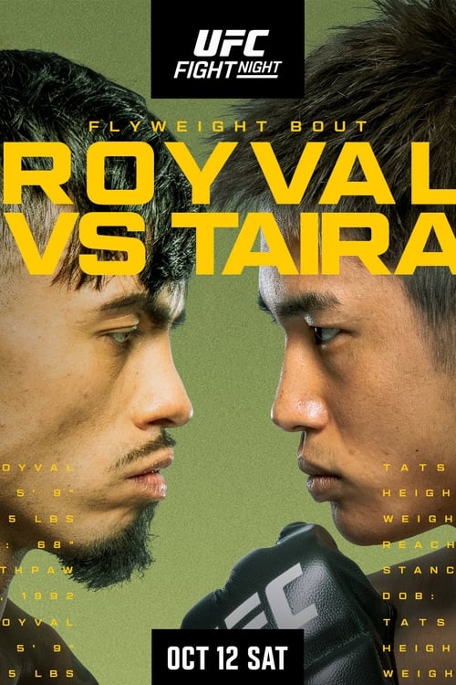 Movie poster for UFC Fight Night 244: Royval vs. Taira (2024)