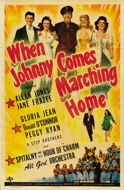 Movie poster for When Johnny Comes Marching Home (1942)
