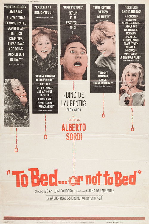 Movie poster for To Bed or Not to Bed (1963)