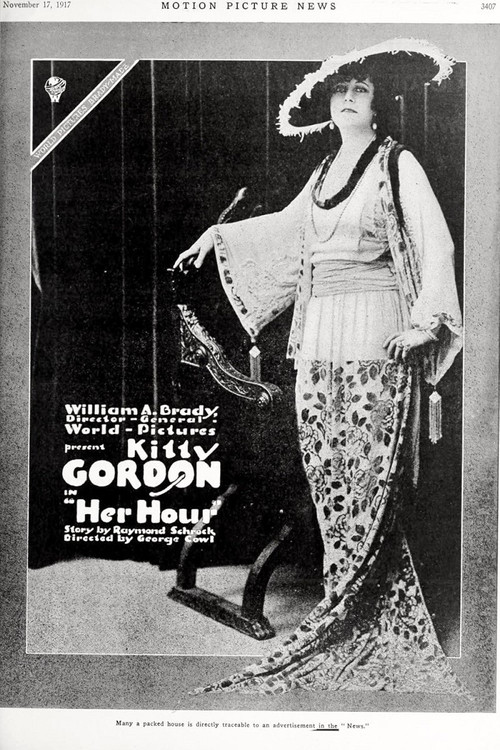 Movie poster for Her Hour (1917)