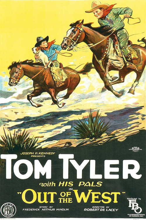 Movie poster for Out of the West (1926)