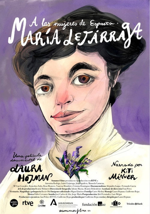 Movie poster for To Spanish Women. María Lejárraga (2022)