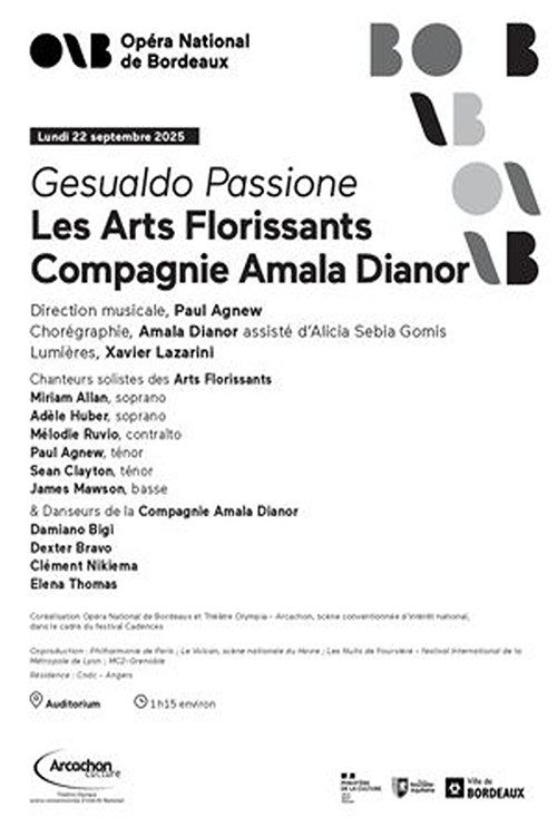 Movie poster for Amala Dianor and Les Arts Florissants: Gesualdo Passione @ Nuits de Fourvière 2026 (2026)