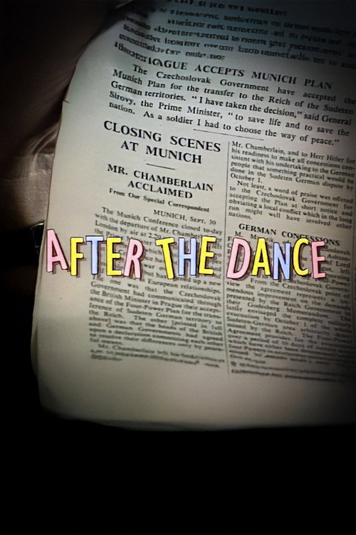 Movie poster for After the Dance (1992)