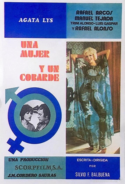 Movie poster for Una mujer y un cobarde (1979)