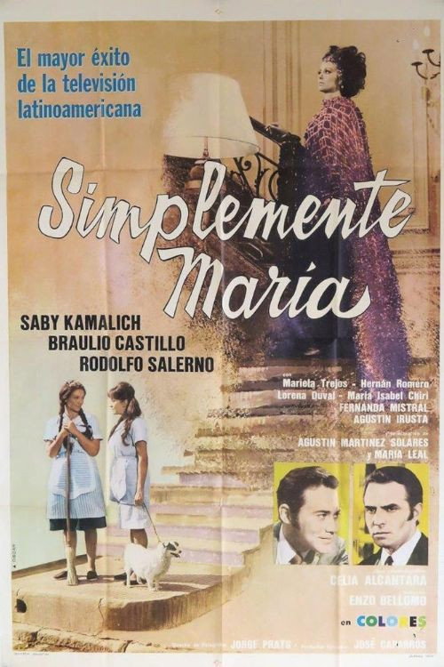 Movie poster for Simplemente María (1972)