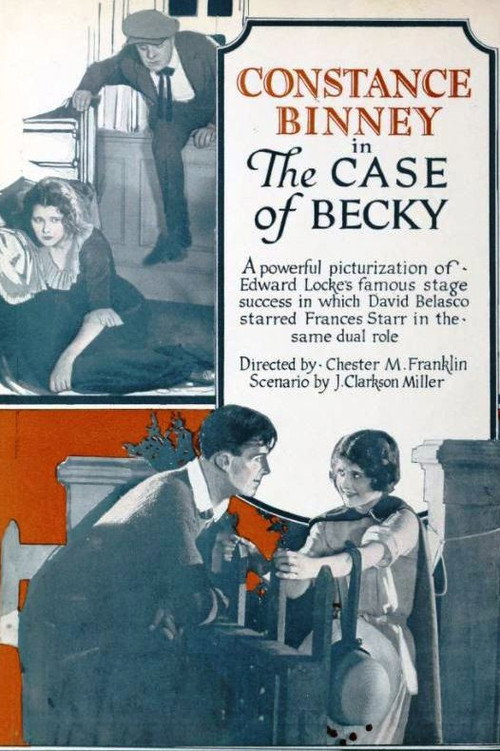 Movie poster for The Case of Becky (1921)