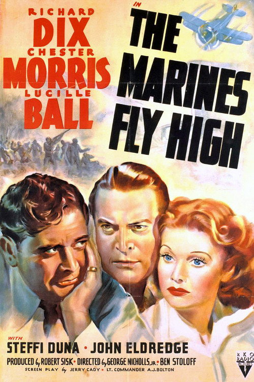 Movie poster for The Marines Fly High (1940)
