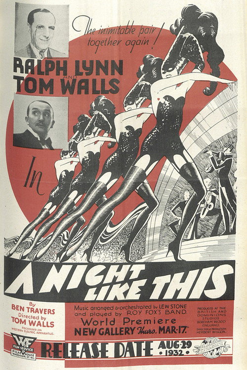 Movie poster for A Night Like This (1932)