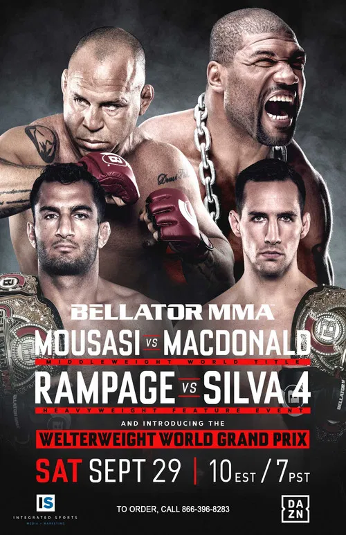 Movie poster for Bellator 206: Mousasi vs. MacDonald (2018)