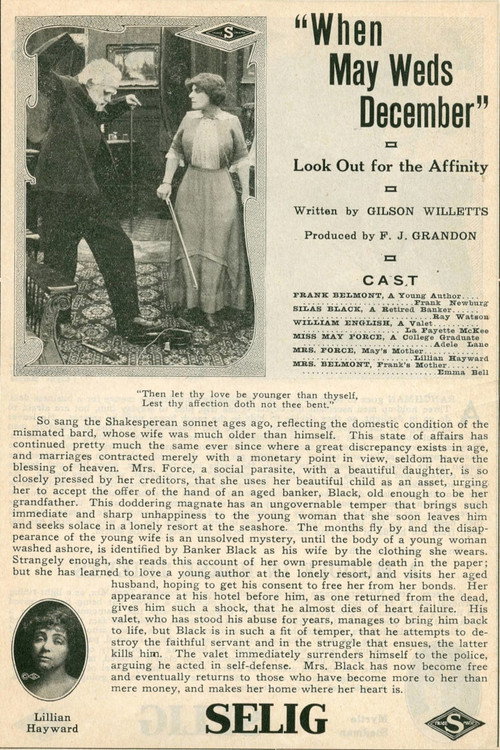 Movie poster for When May Weds December (1913)