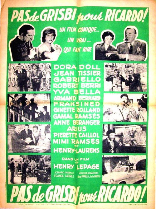 Movie poster for Pas de grisbi pour Ricardo (1957)