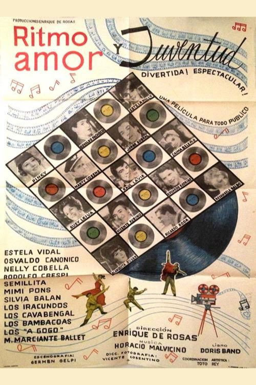 Movie poster for Ritmo, amor y juventud (1966)