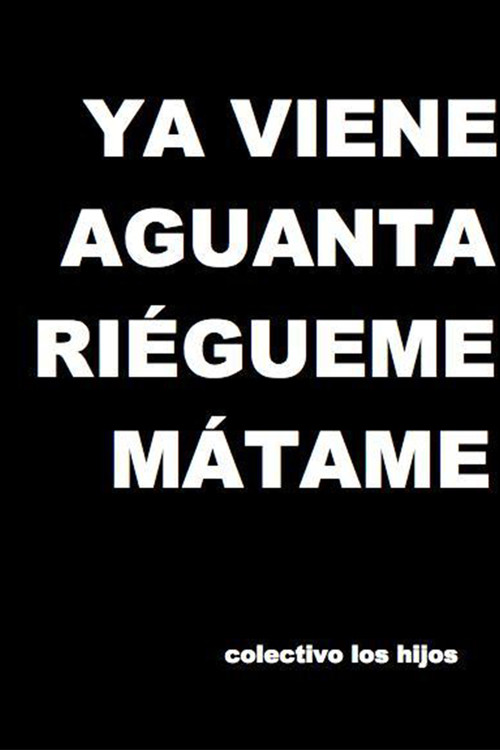 Movie poster for Ya viene, aguanta, riégueme, mátame (2009)