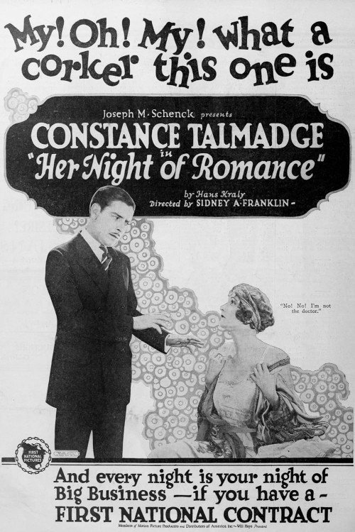 Movie poster for Her Night of Romance (1924)