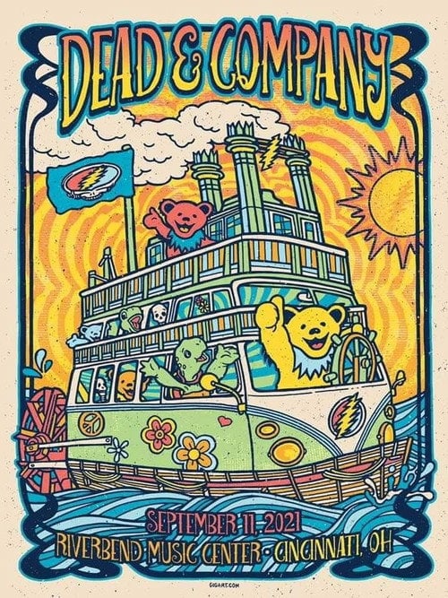 Movie poster for Dead & Company: 2021.09.11 - Riverbend Music Center, Cincinnati, OH (2021)