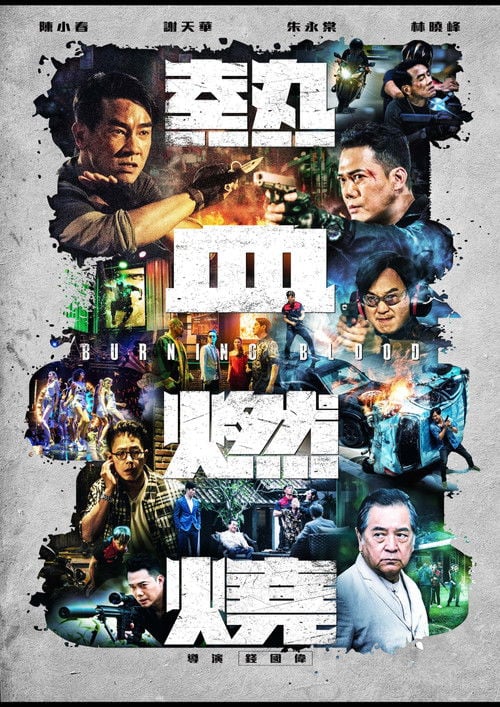 Movie poster for Burning Blood (2024)