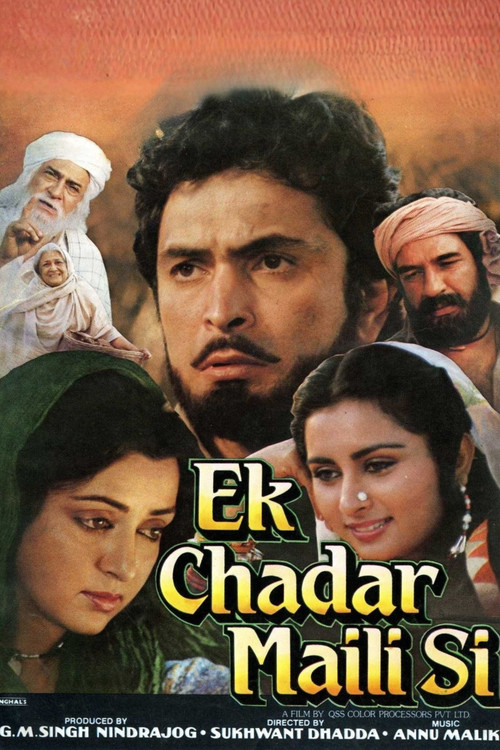 Movie poster for Ek Chadar Maili Si (1986)