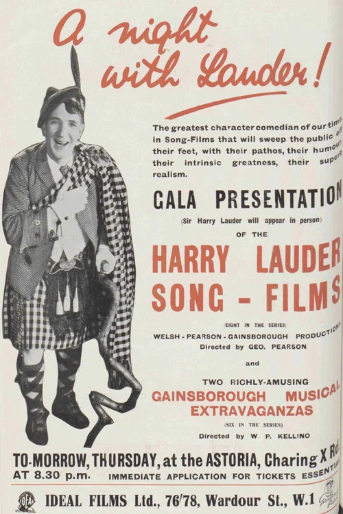 Movie poster for Harry Lauder Songs (1931)