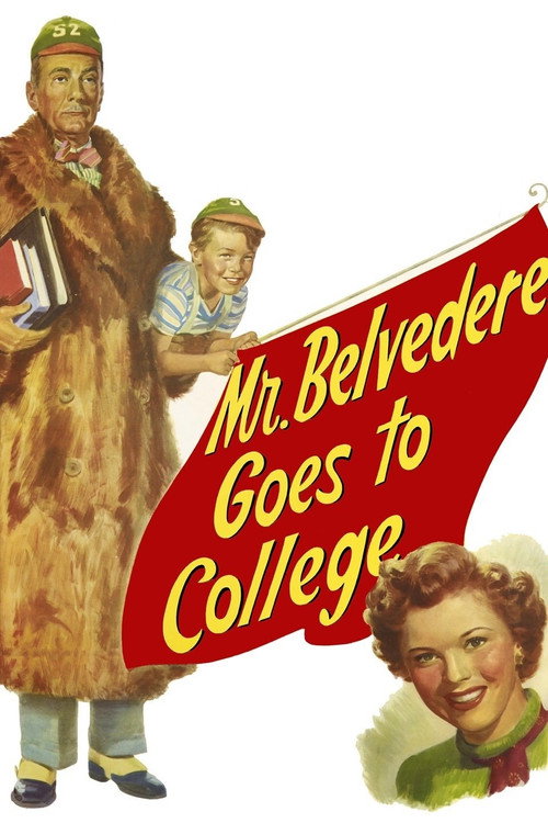 Movie poster for Mr. Belvedere Goes to College (1949)