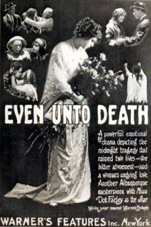 Movie poster for Even Unto Death (1914)