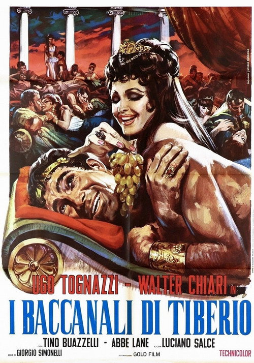 Movie poster for I baccanali di Tiberio (1960)