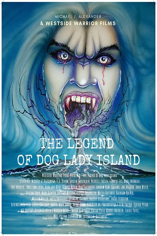 Movie poster for The Legend of Dog Lady Island (2020)