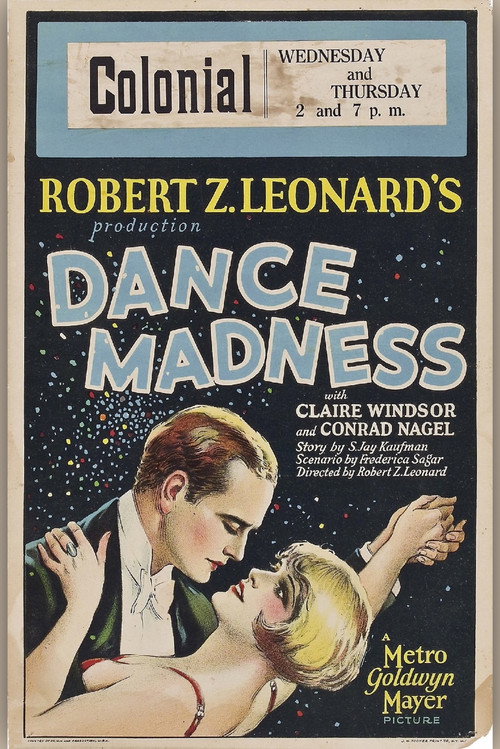 Movie poster for Dance Madness (1926)