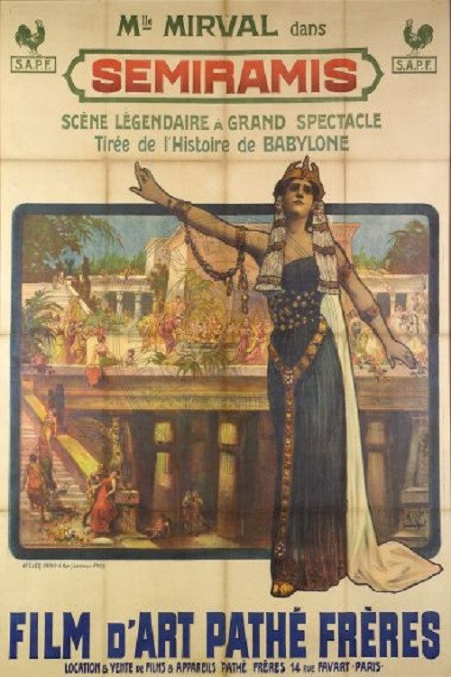 Movie poster for Sémiramis (1910)