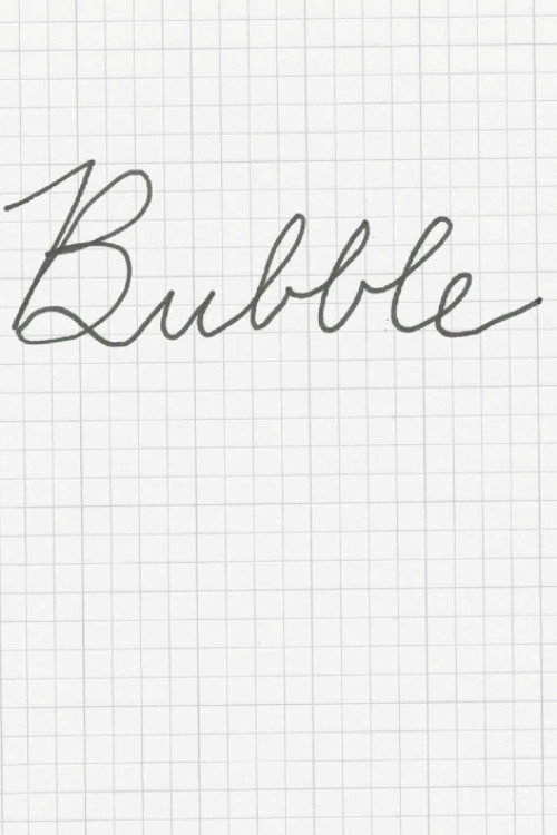 Movie poster for Bubble (2018)