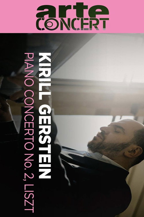 Movie poster for Liszt's Piano Concerto no. 2 with Strasbourg Philharmonic Orchestra (2023)