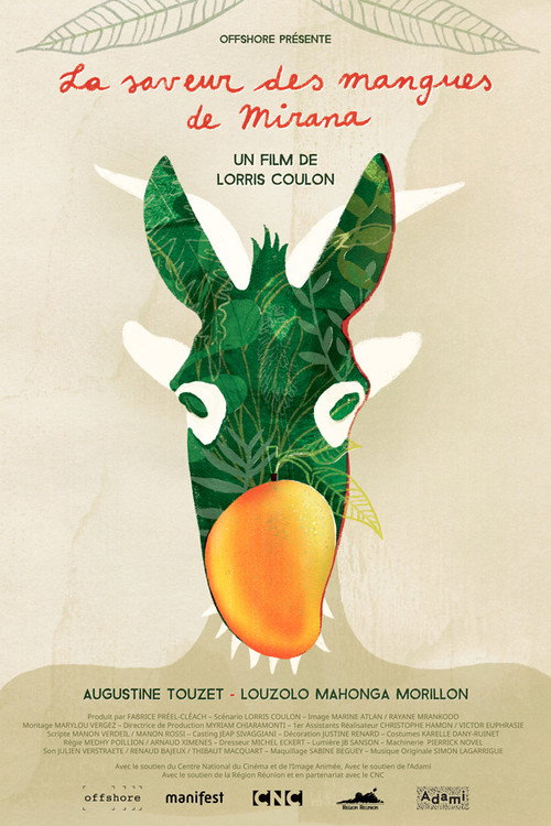 Movie poster for La saveur des mangues de Mirana (2021)