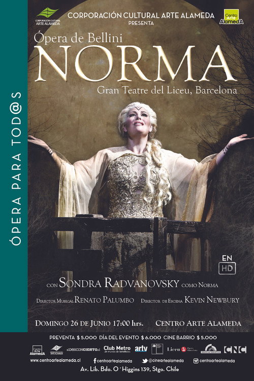 Movie poster for Bellini: Norma (2015)