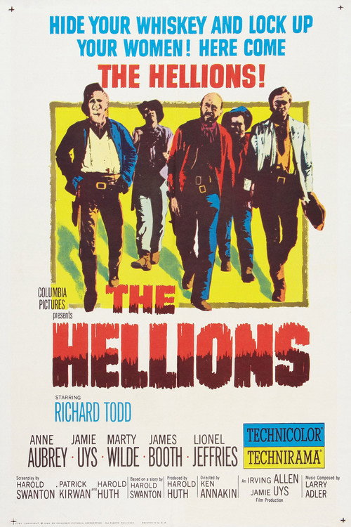 Movie poster for The Hellions (1961)