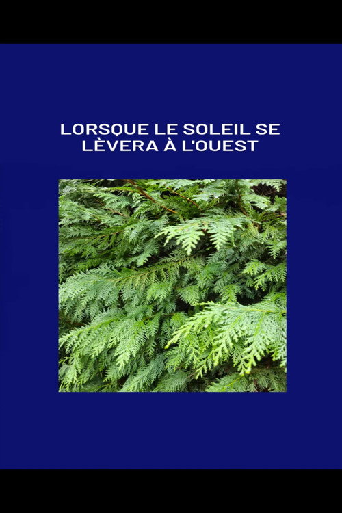 Movie poster for Lorsque le soleil se lèvera à l'ouest