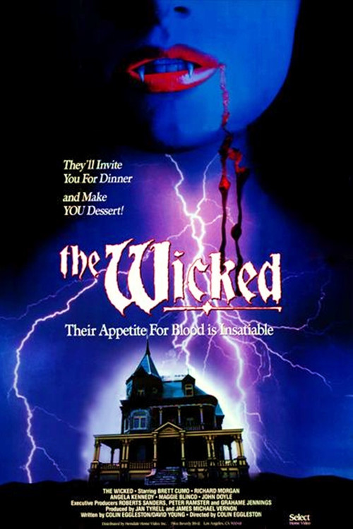 Movie poster for The Wicked (1988)