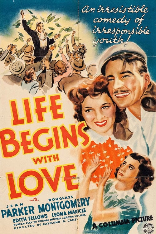 Movie poster for Life Begins with Love (1937)