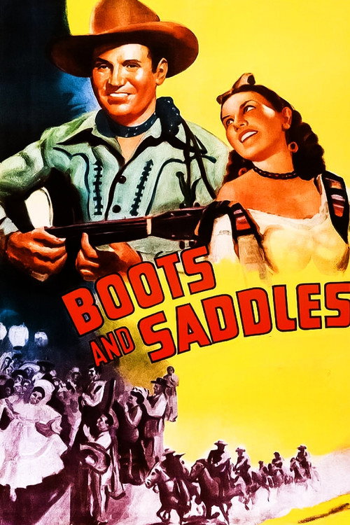 Movie poster for Boots and Saddles (1937)