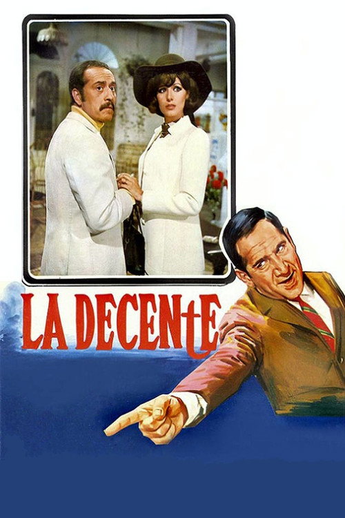 Movie poster for La decente (1971)