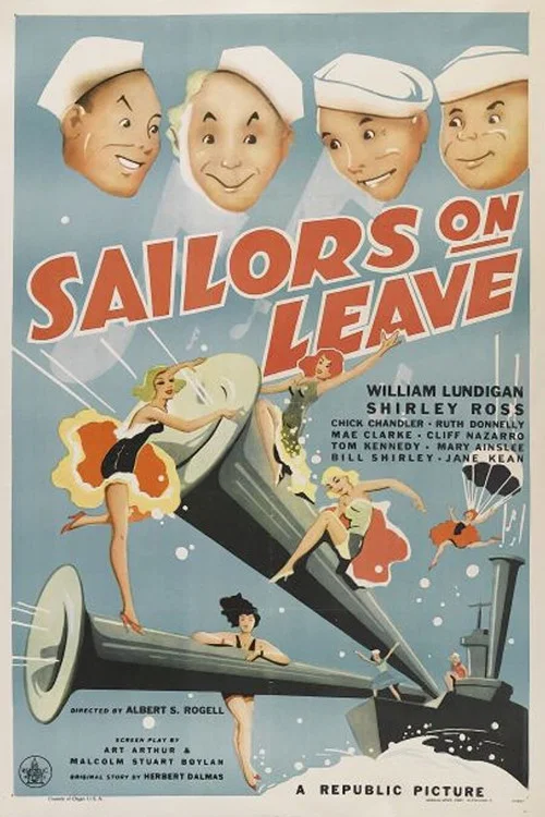Movie poster for Sailors on Leave (1941)