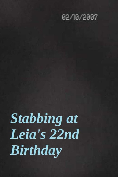 Movie poster for Stabbing at Leia's 22nd Birthday (2007)