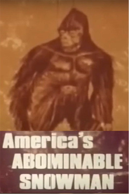 Movie poster for Bigfoot: America's Abominable Snowman (1968)